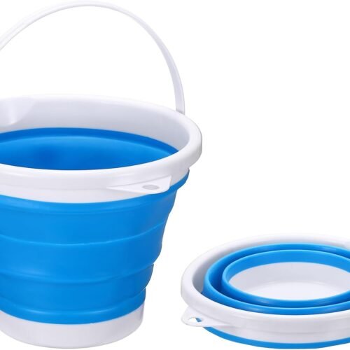 Small Foldable Water Pail for Camping and Car Wash